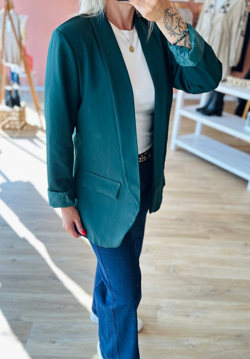 Blazer Léonie vert sapin