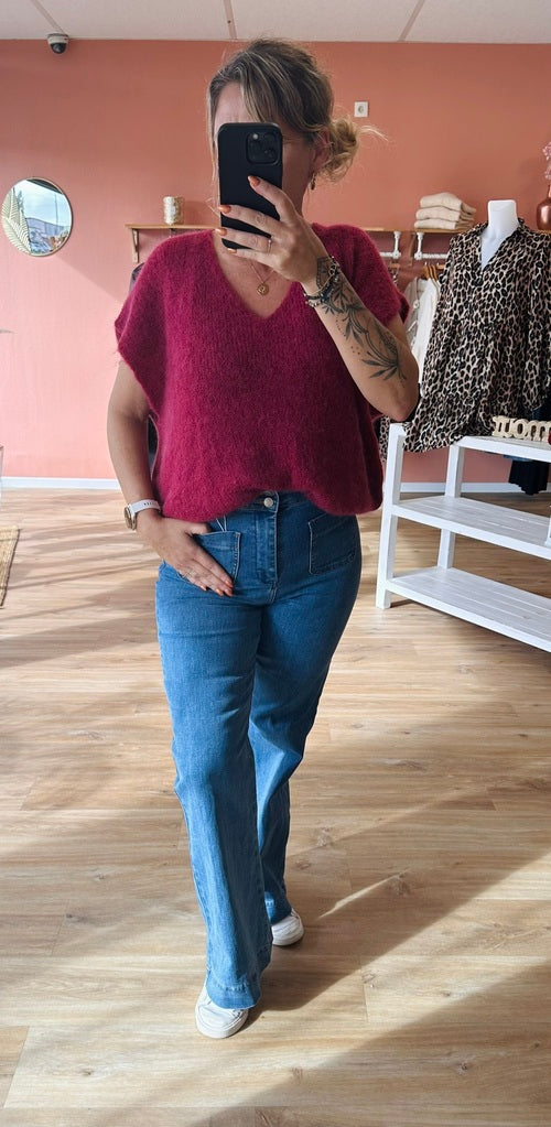 Pull Raphaêl Fuschia