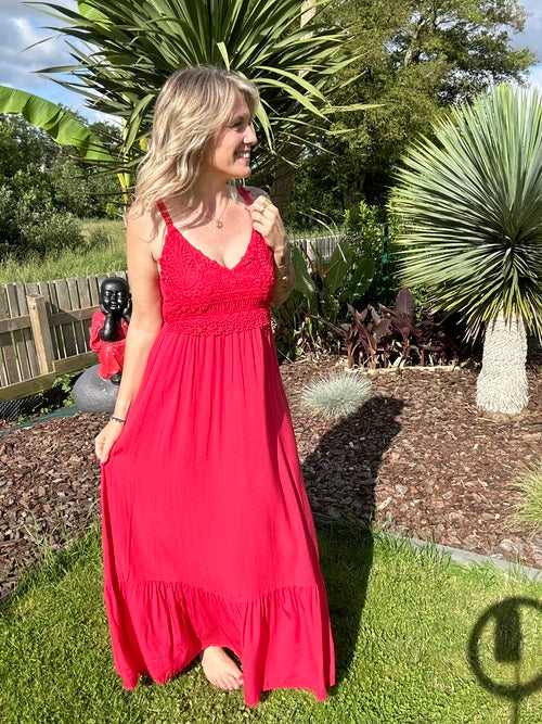 Robe June Rouge