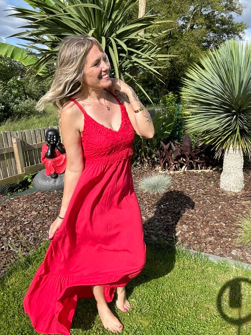 Robe June Rouge