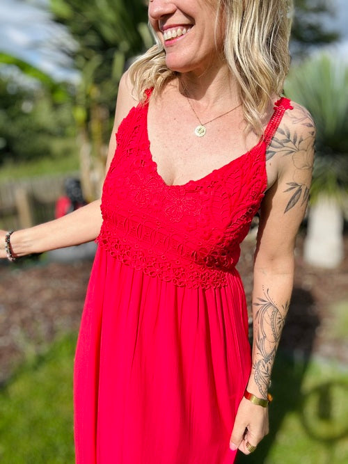 Robe June Rouge